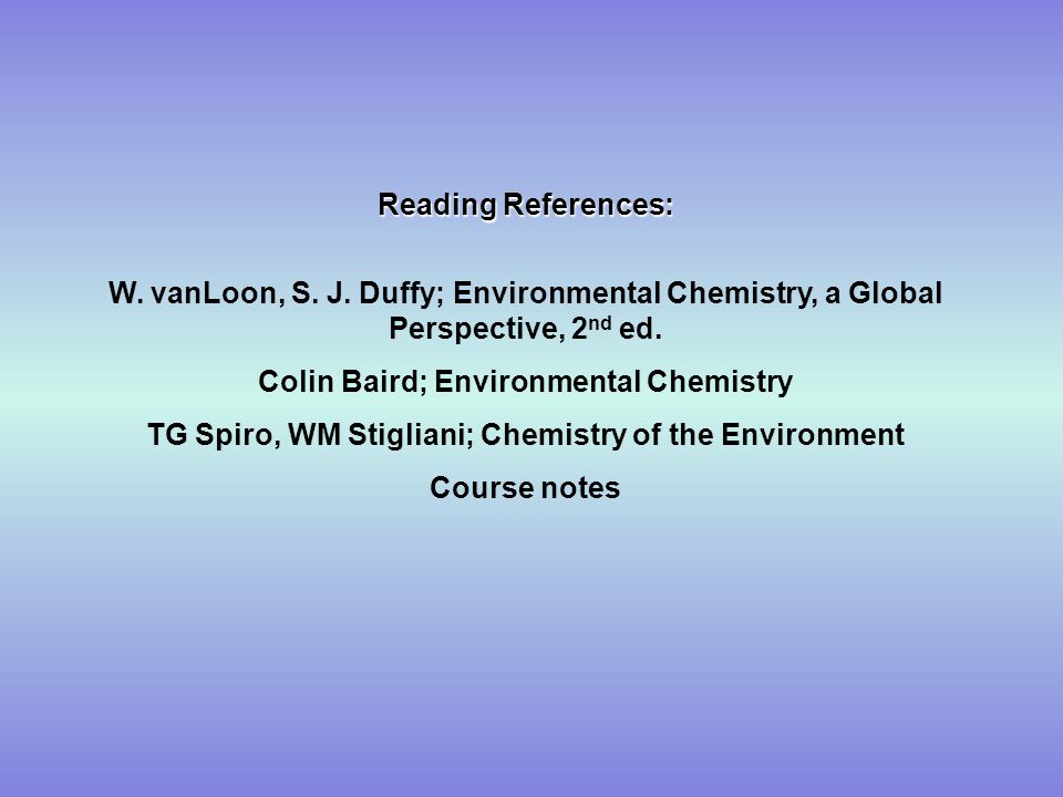 ENVIRONMENTAL CHEMISTRY - ppt video online download