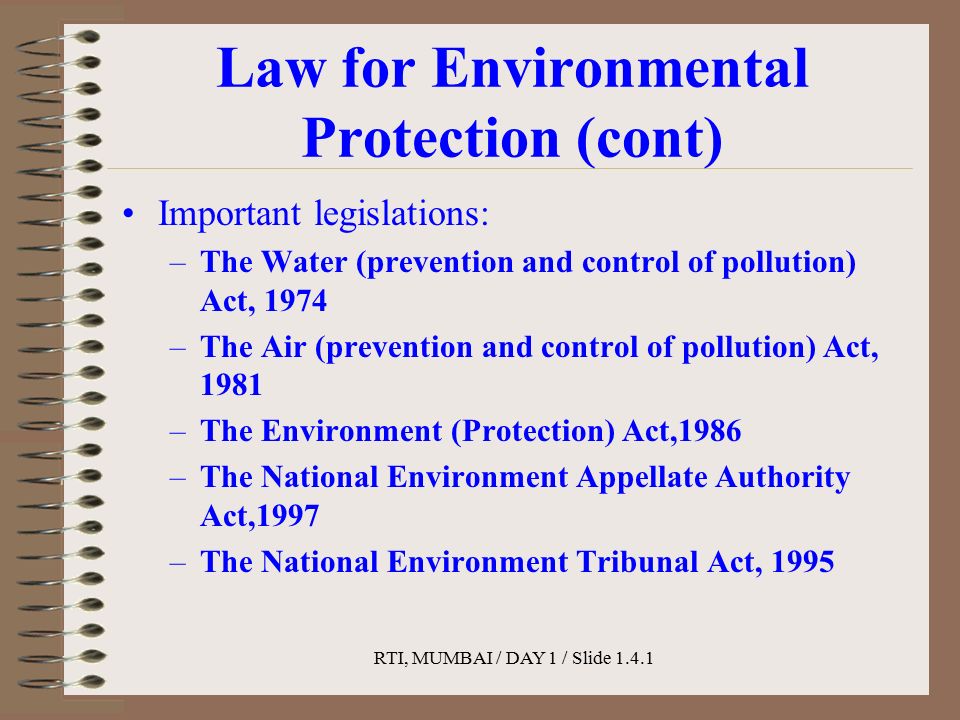 Law for Environmental Protection