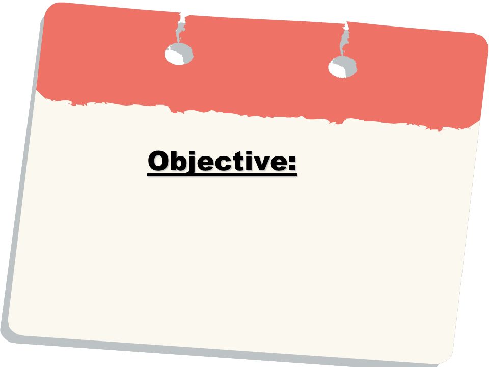 Objective: