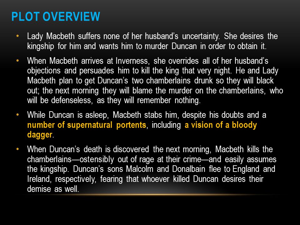 Macbeth Summary Introduction - ppt download