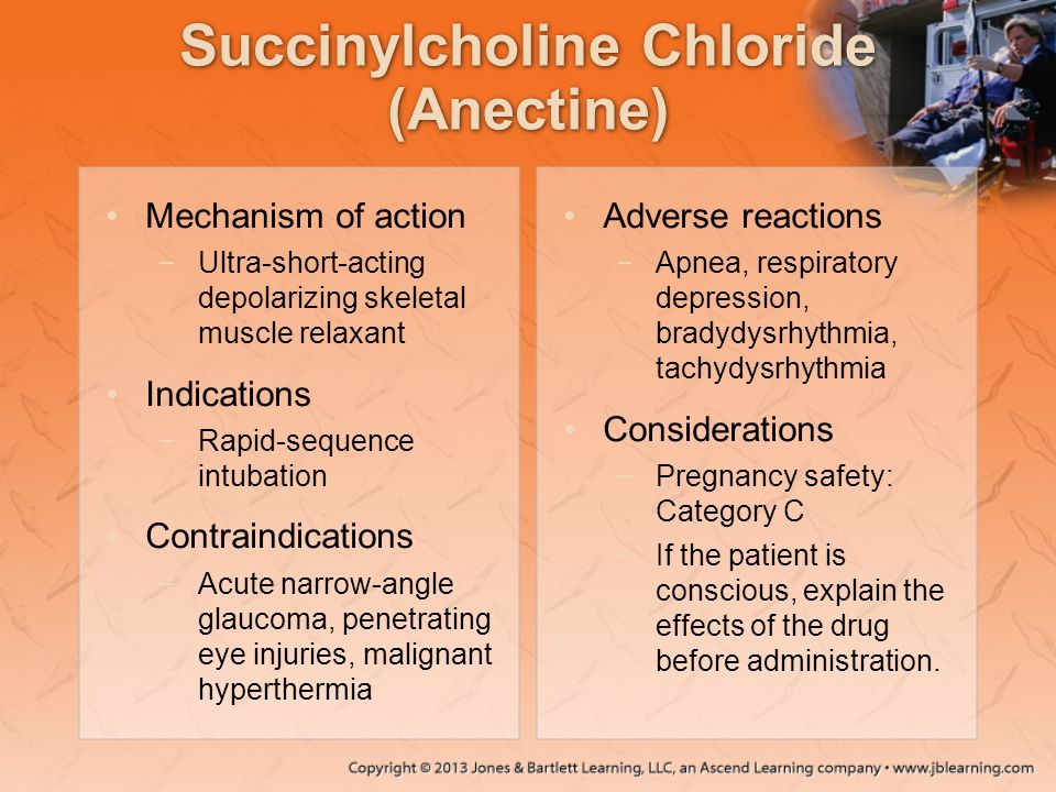 Succinylcholine Chloride (Anectine)