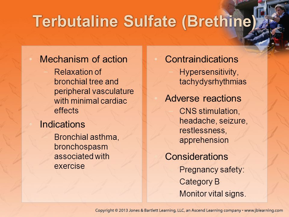 Terbutaline Sulfate (Brethine)