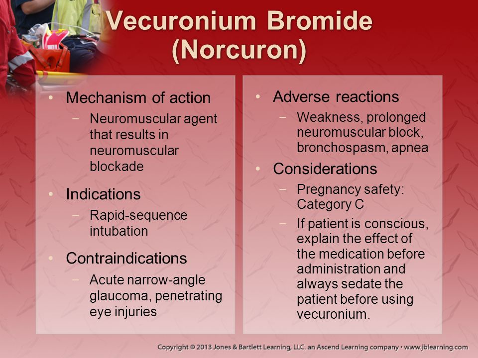 Vecuronium Bromide (Norcuron)