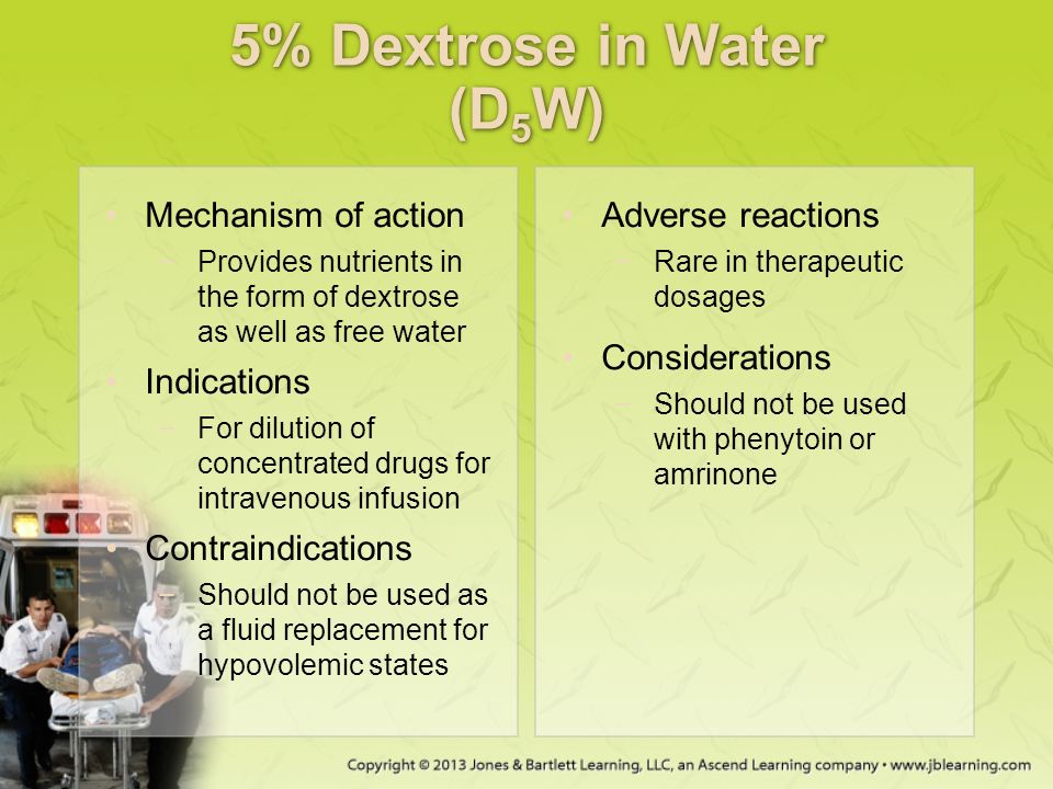 5% Dextrose in Water (D5W)