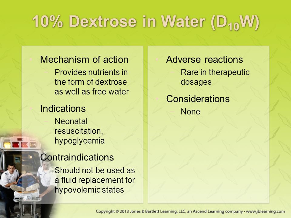 10% Dextrose in Water (D10W)