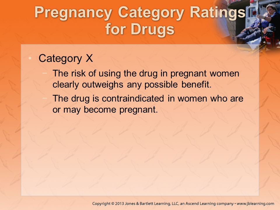 Pregnancy Category Ratings for Drugs