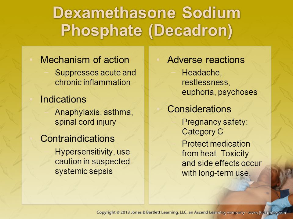 Dexamethasone Sodium Phosphate (Decadron)