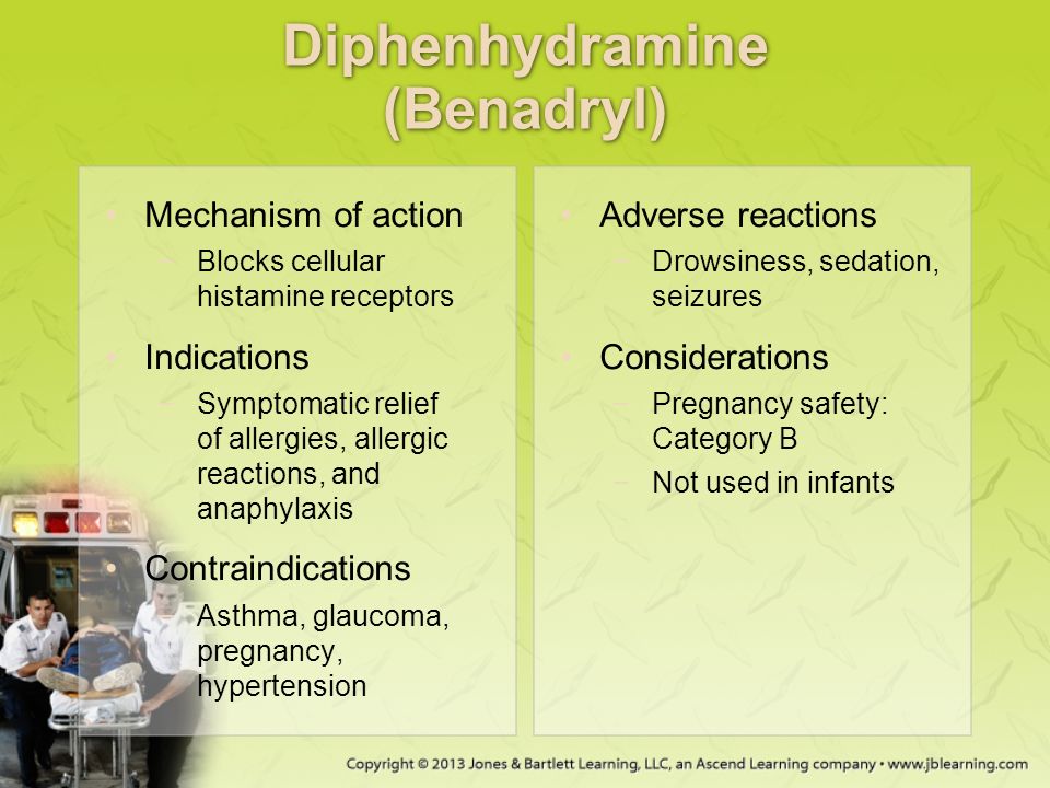 Diphenhydramine (Benadryl)