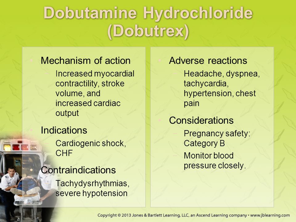 Dobutamine Hydrochloride (Dobutrex)