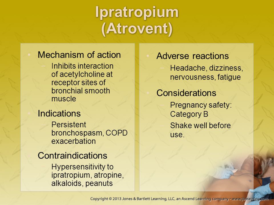 Ipratropium (Atrovent)