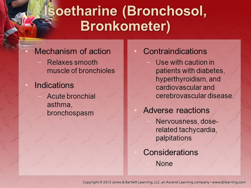 Isoetharine (Bronchosol, Bronkometer)