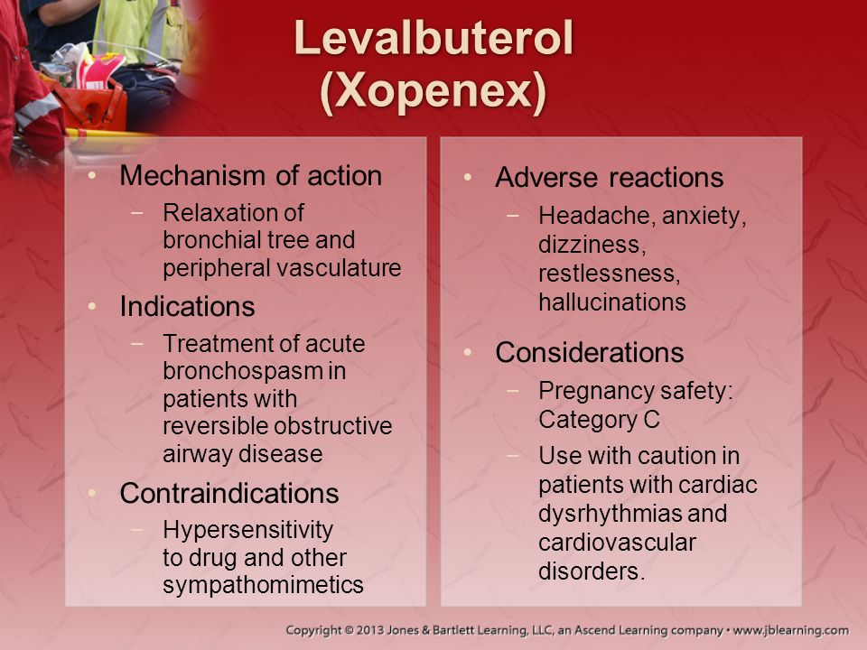 Levalbuterol (Xopenex)