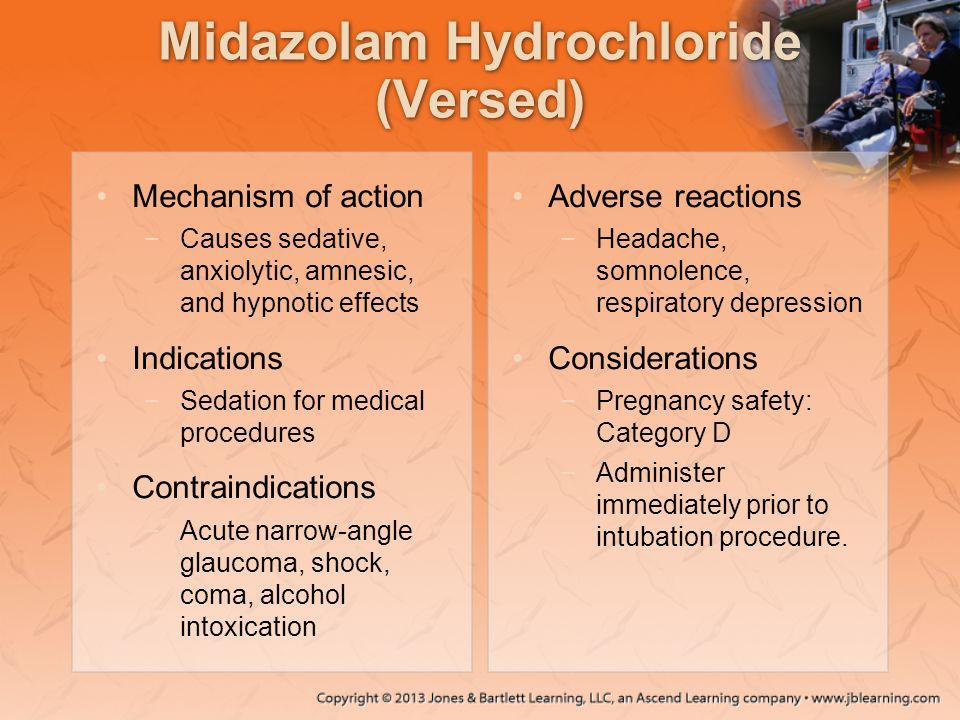 Midazolam Hydrochloride (Versed)