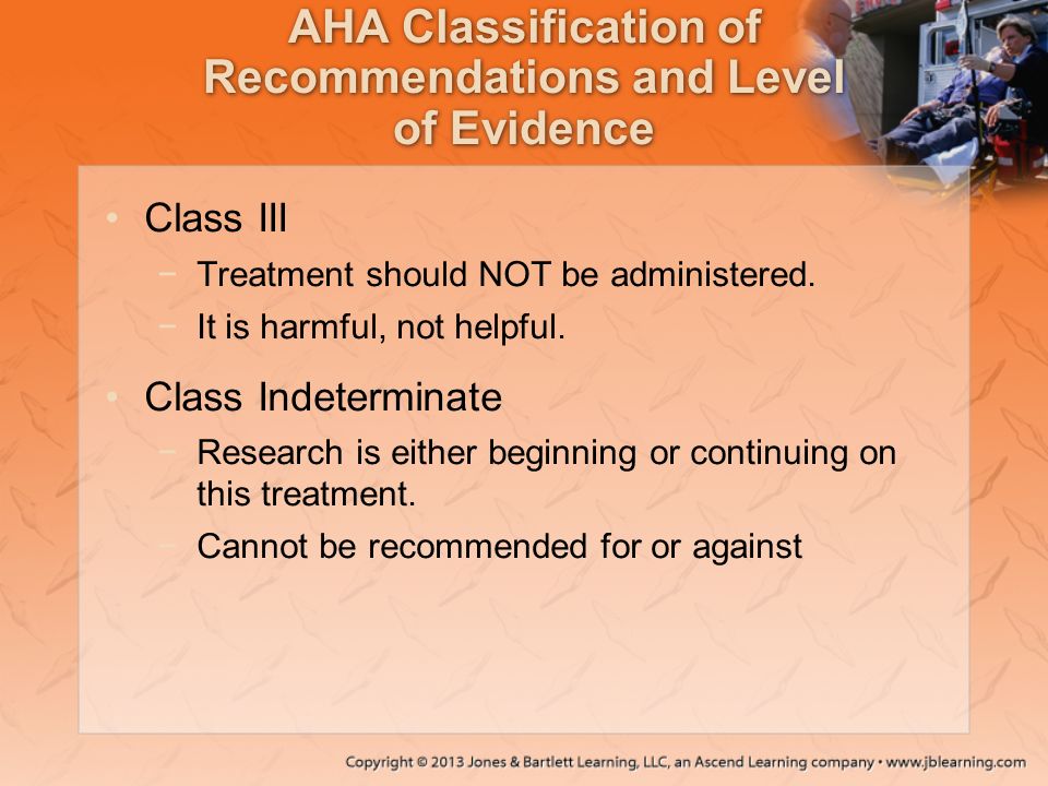 AHA Classification of Recommendations and Level of Evidence