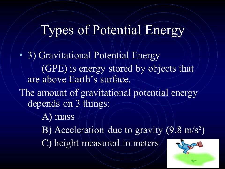 Types of Potential Energy