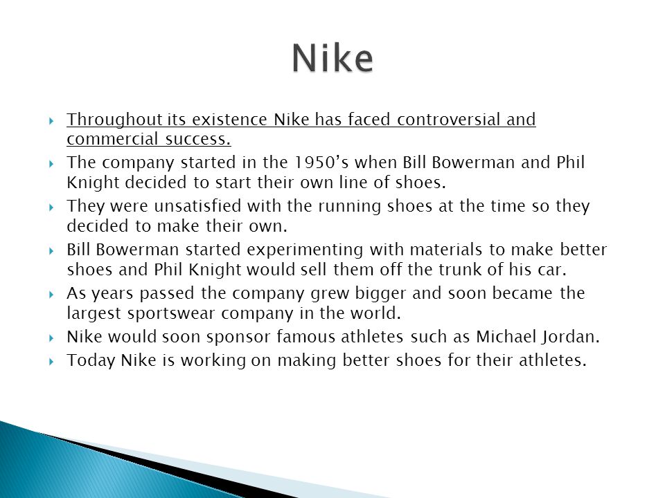 Nike By Jose Campos. - ppt video online download