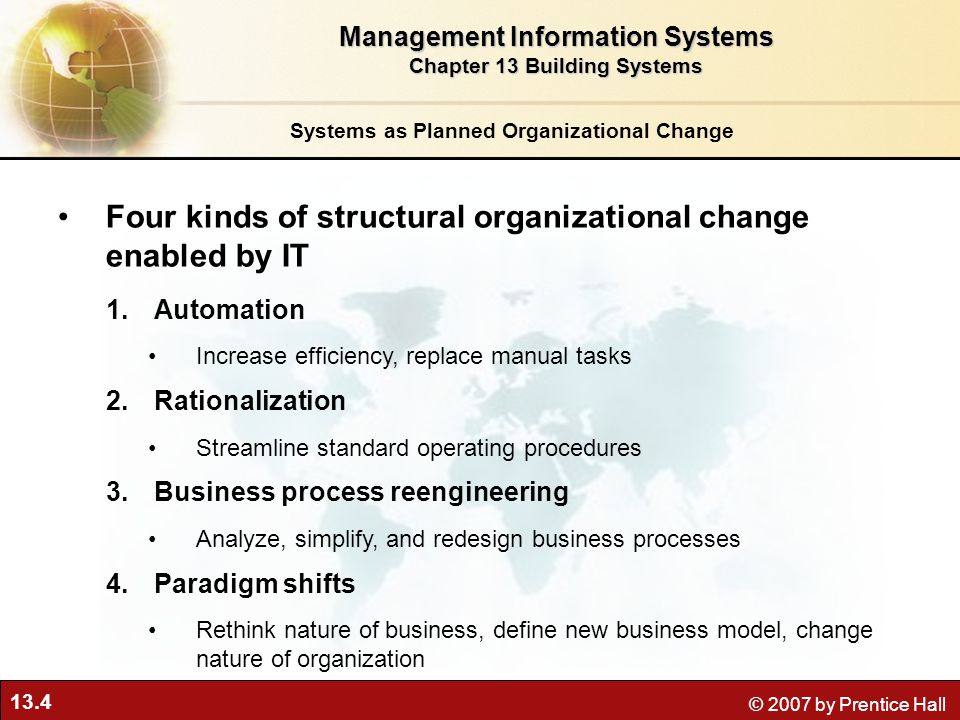 redesigning and automating business processes