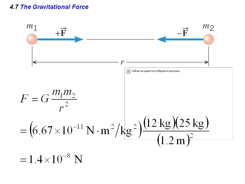 4.7 The Gravitational Force