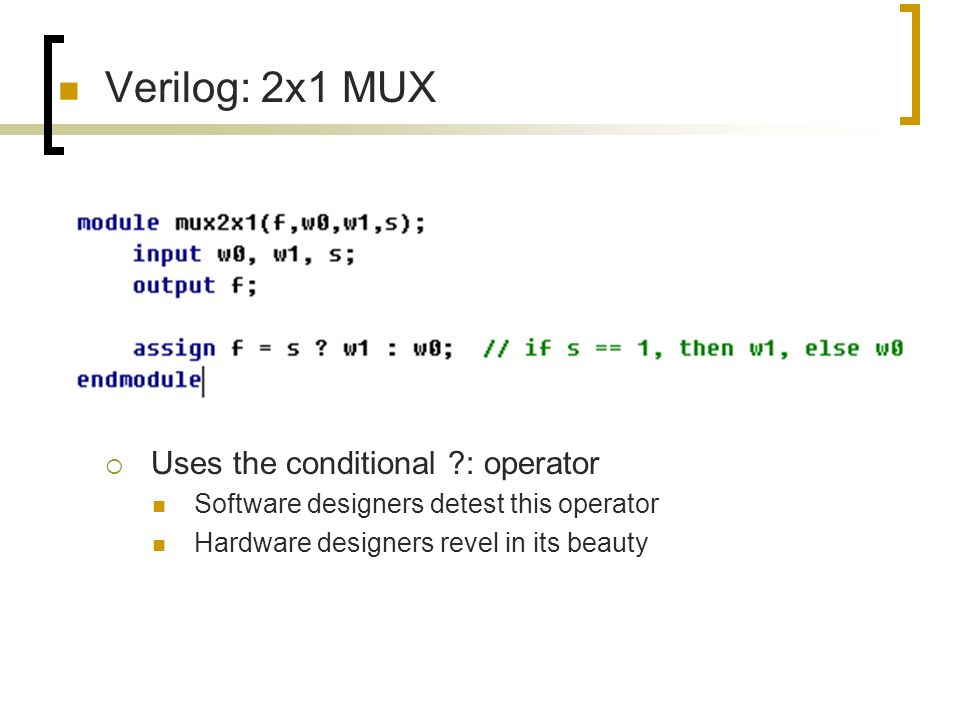 Combinational Logic in Verilog - ppt video online download