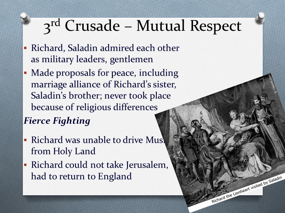 3rd Crusade – Mutual Respect