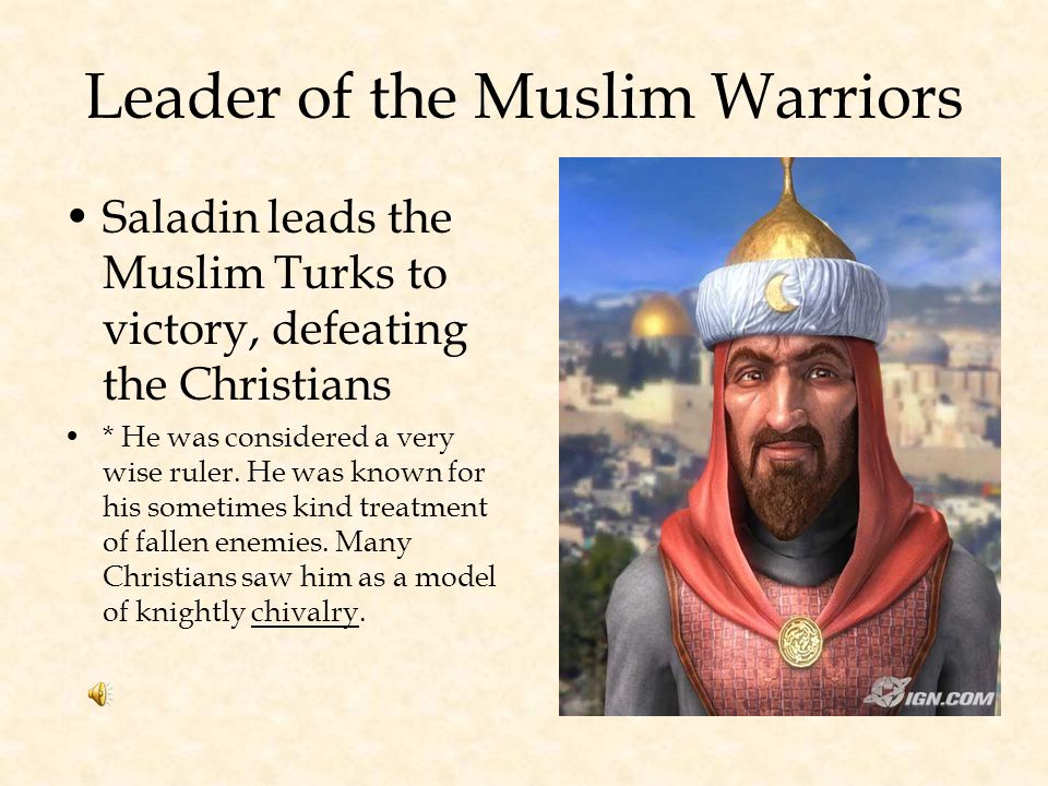 Leader of the Muslim Warriors