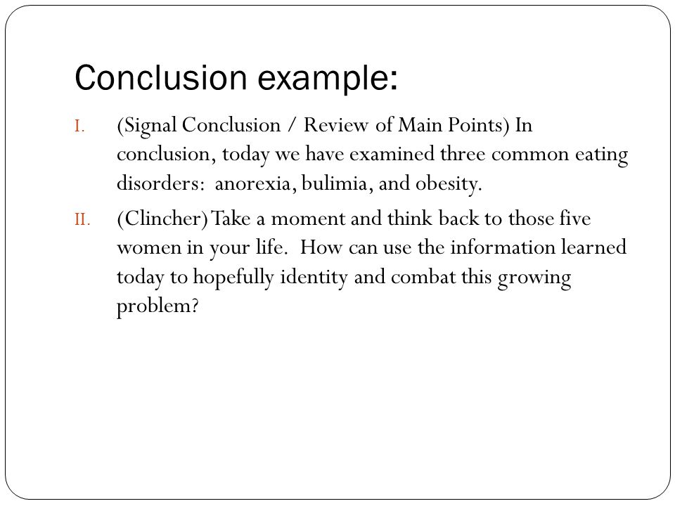 What Is The Conclusion Of A Speech What Is The Conclusion Of A Speech