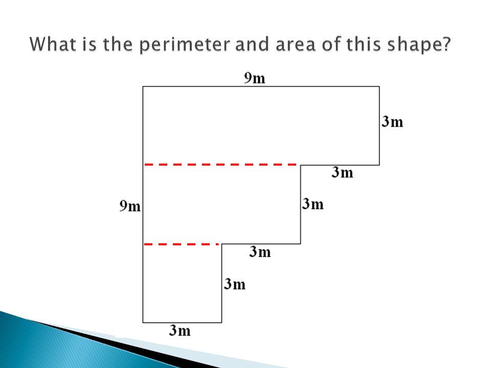 What is the perimeter and area of this shape