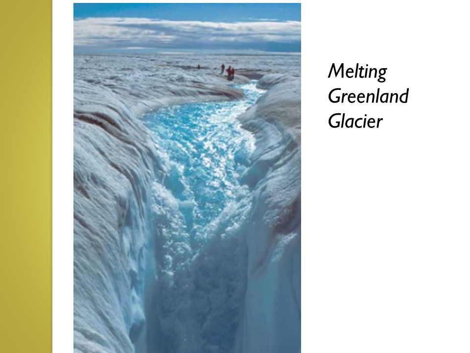 Melting Greenland Glacier