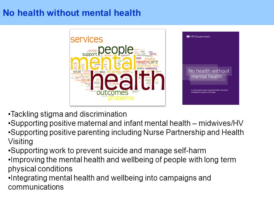 No health without mental health