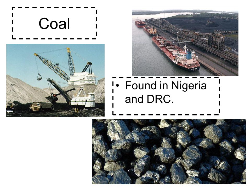 Coal Found in Nigeria and DRC.