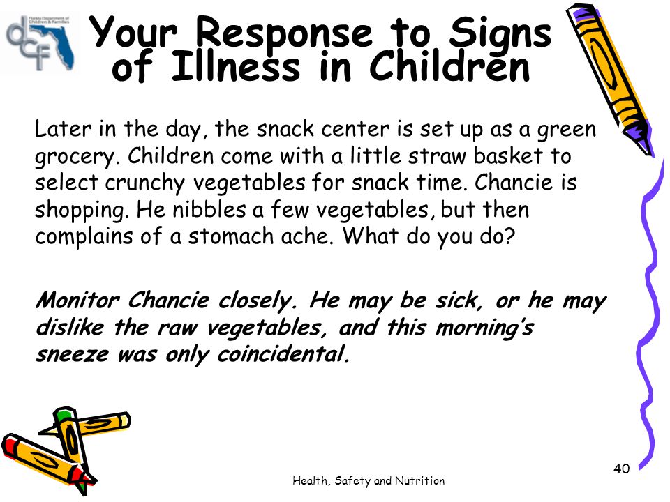 Your Response to Signs of Illness in Children