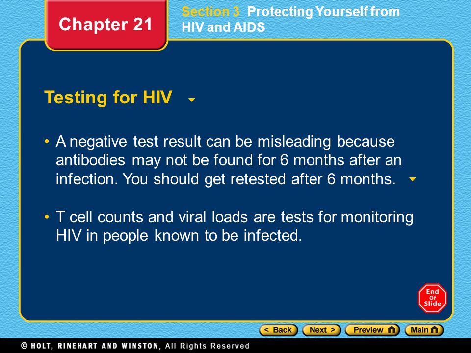 Chapter 21 Testing for HIV