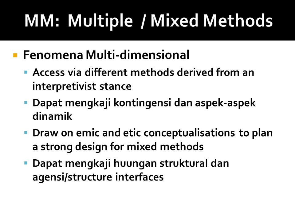 Mixed Method Research Mmr Ppt Download