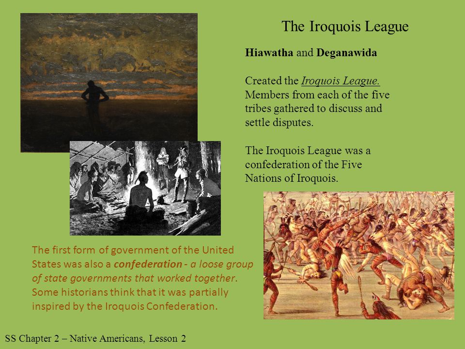 The Iroquois League Hiawatha and Deganawida