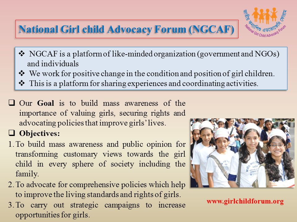 National Girl child Advocacy Forum (NGCAF)