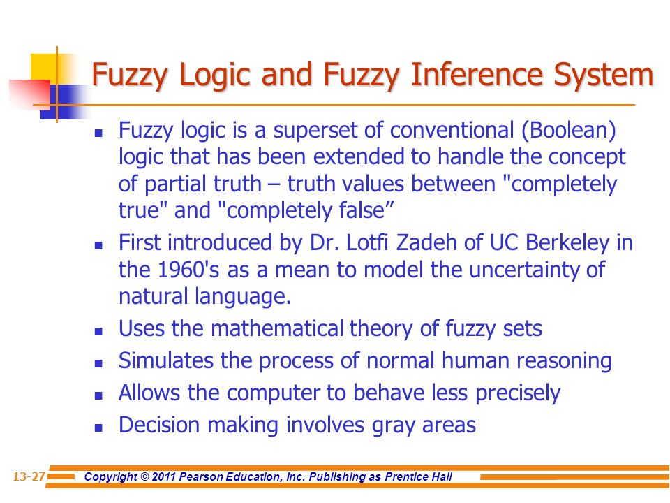 Fuzzy Logic and Fuzzy Inference System