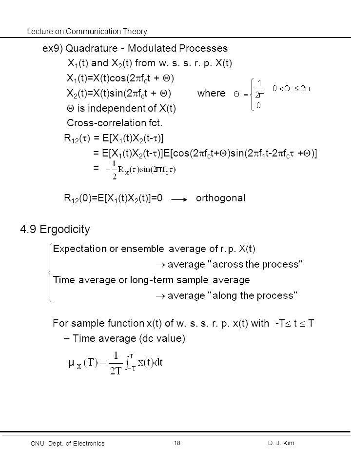 Chapter 4 Random Processes Ppt Video Online Download