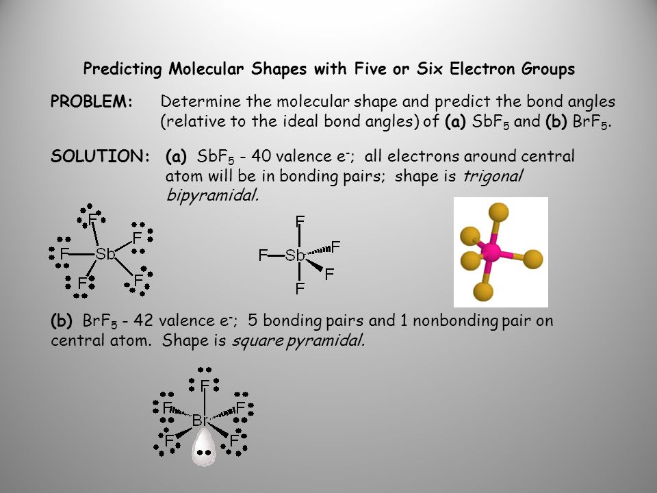 Presentation on theme: "Molecular Geometry (Shapes of Molecules)"...