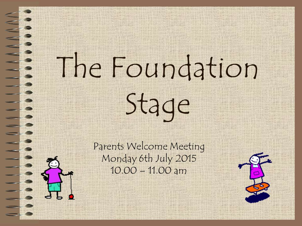 Parents Welcome Meeting