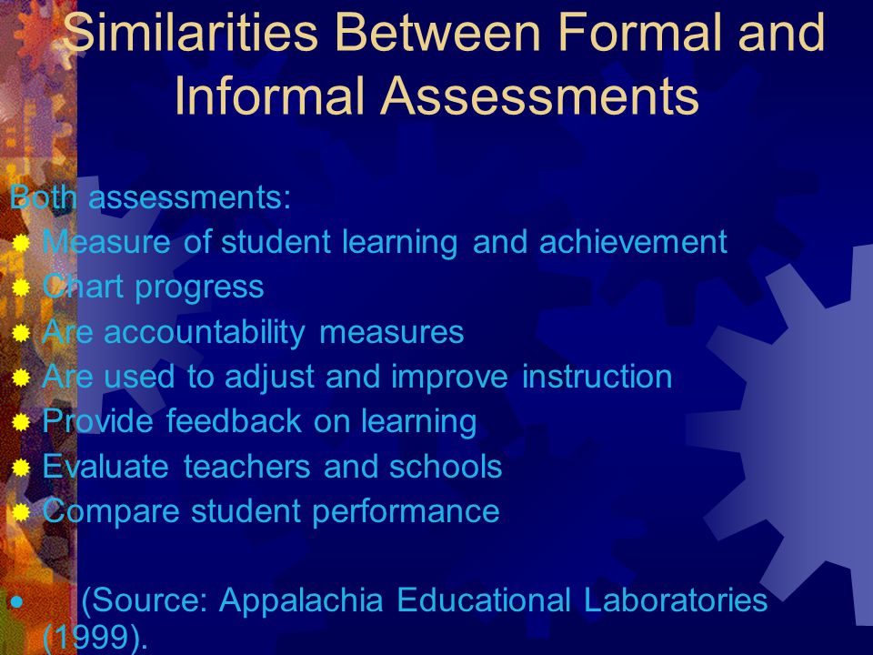 similarities between formal and informal education