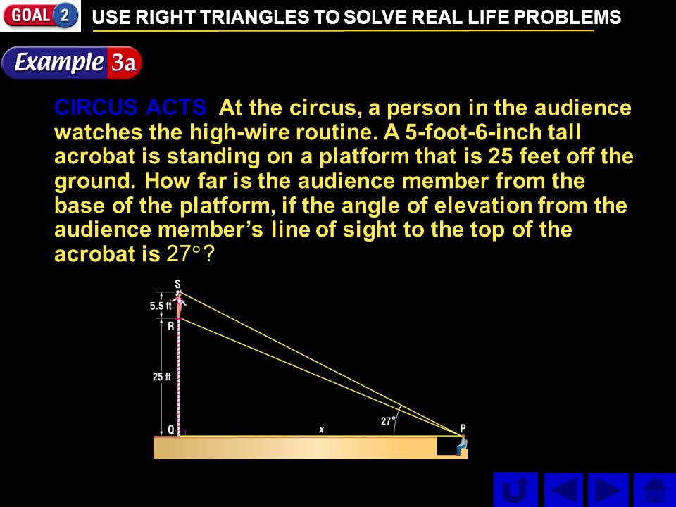 solving right triangles problems