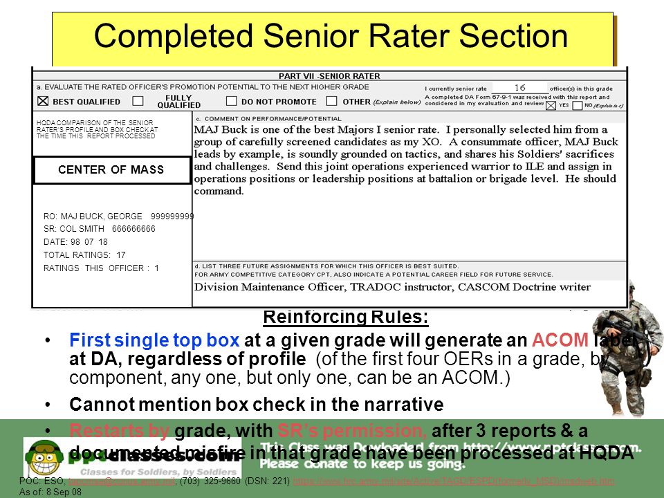 Military evaluation oer ncoer information ppt download