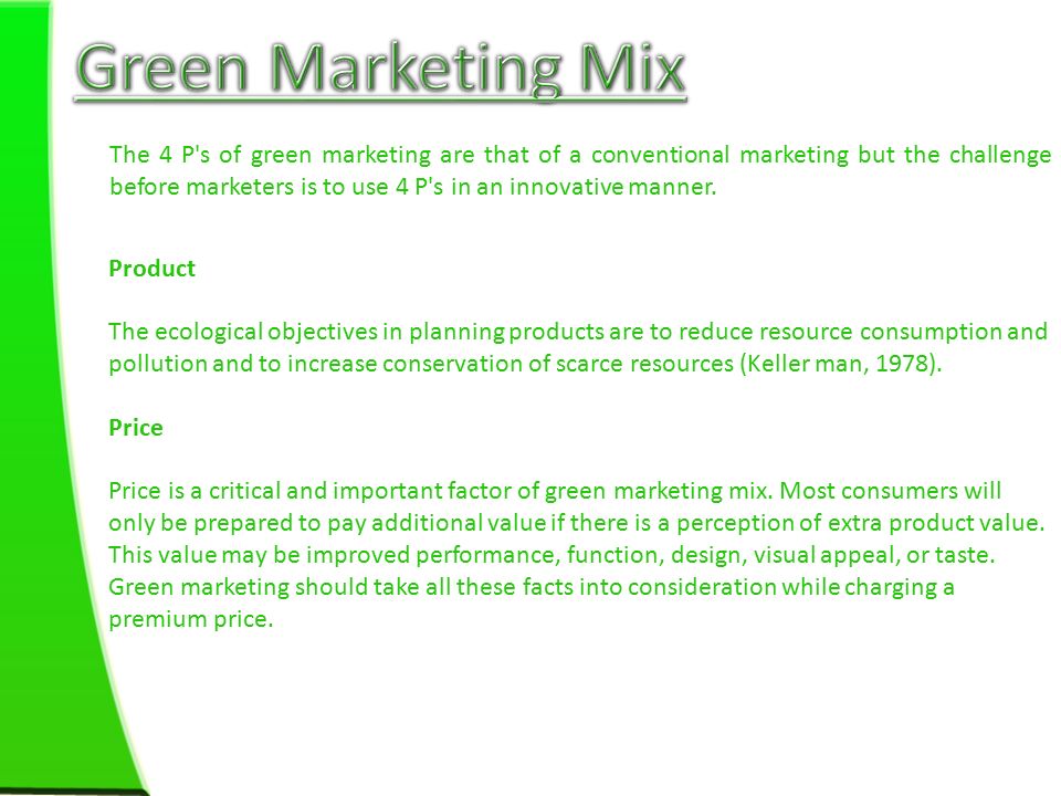 Green Marketing. - ppt download
