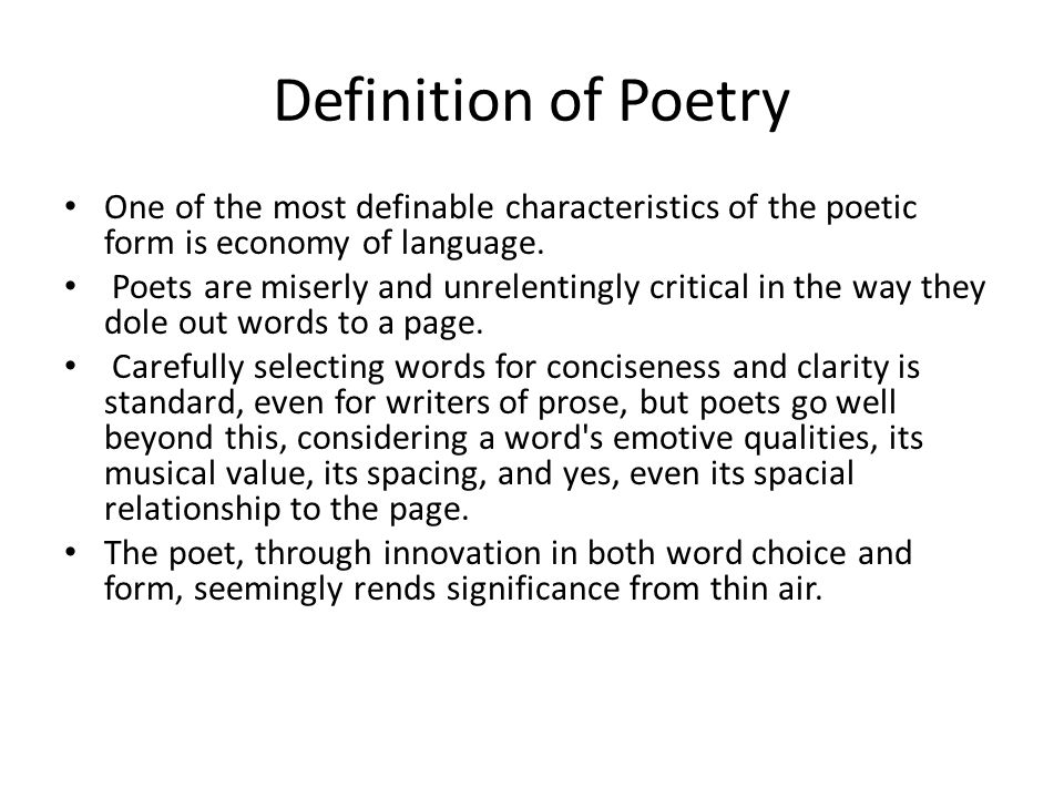 definition of poetry by william wordsworth