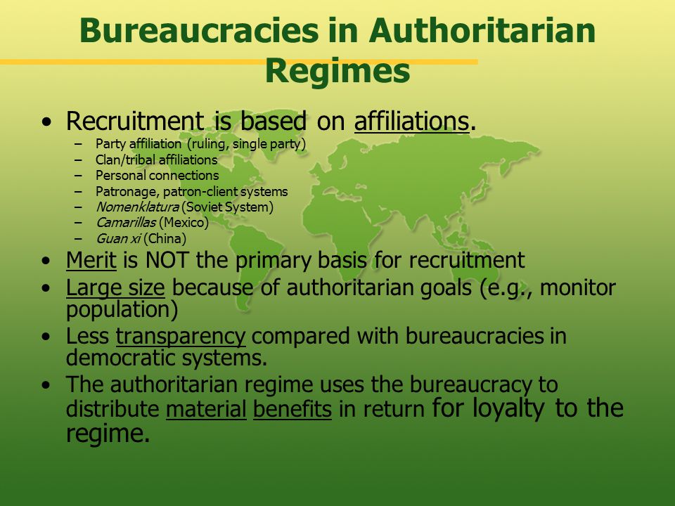 bureaucratic authoritarian regime