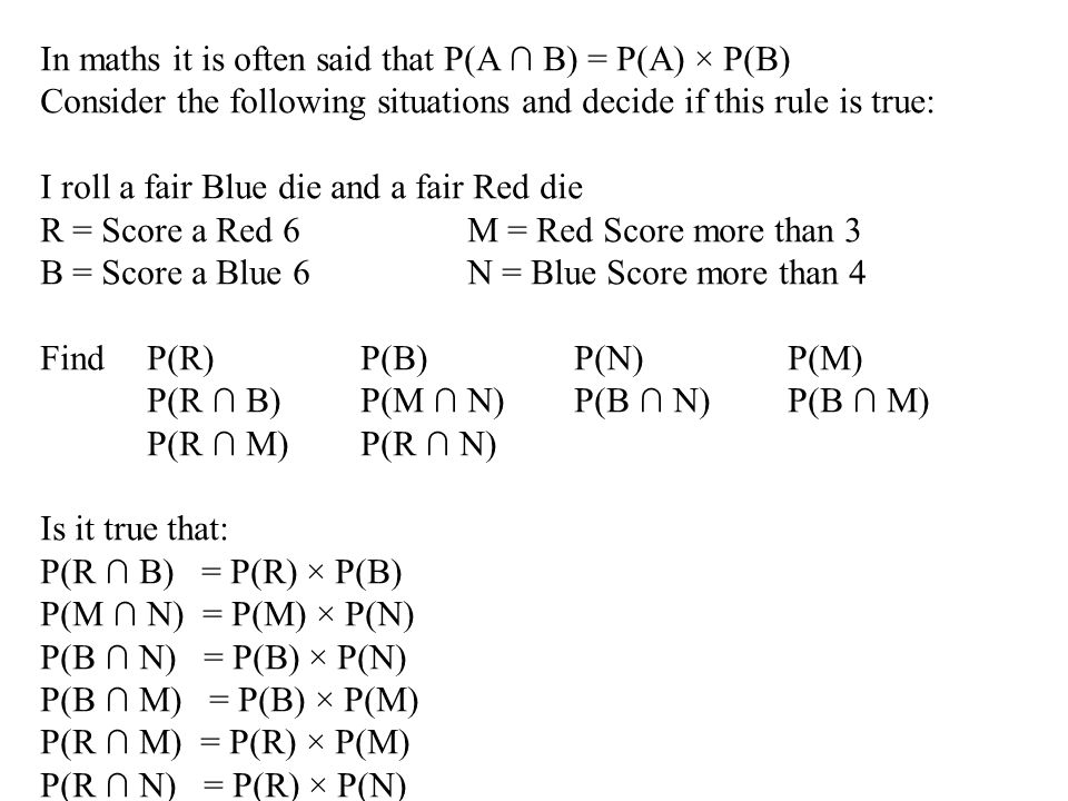 Lesson Objective Understand The Basic Terminology Used In Probability Ppt Download