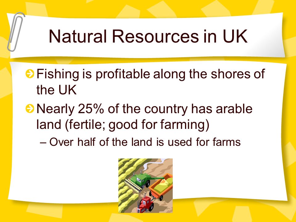 Natural Resources in UK