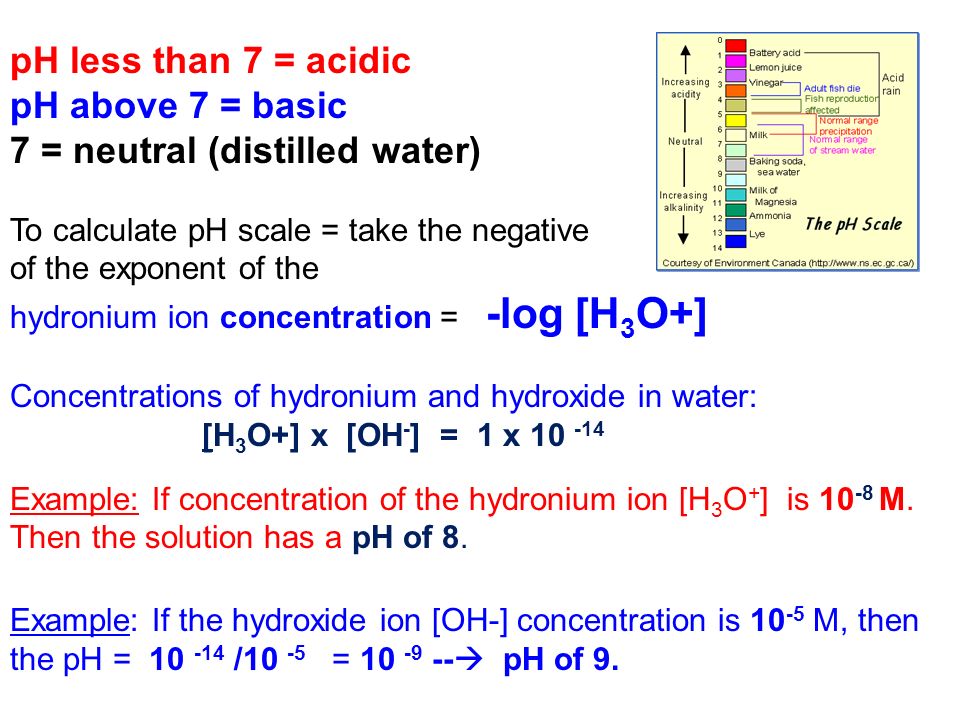 7 = neutral (distilled water)