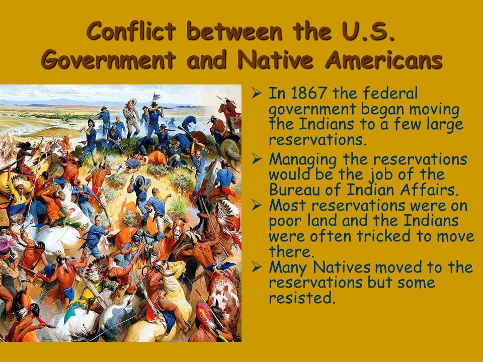 Conflict between the U.S. Government and Native Americans