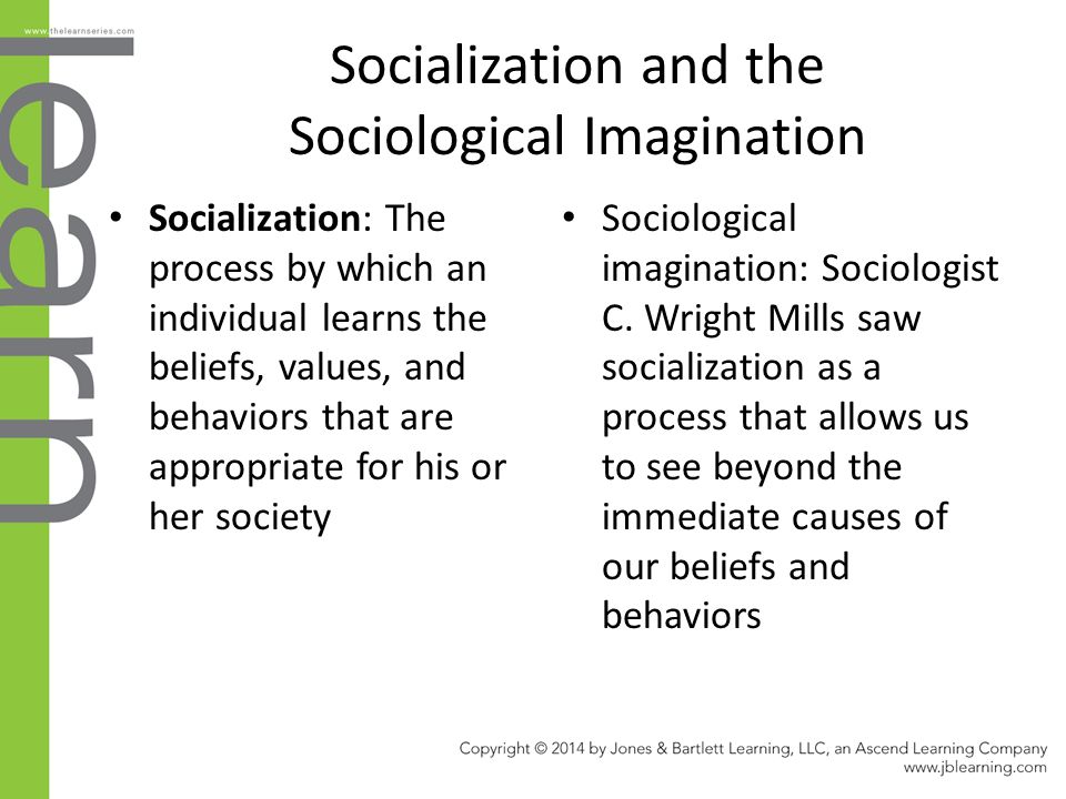 concept of socialization in sociology
